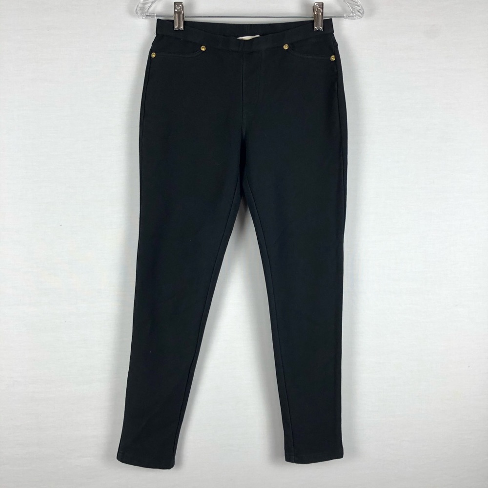 Michael Kors Stretch Black Legging Pull On Skinny - Picture 2 of 10